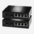 4 Ethernet Ports 2 SFP Industrial Gigabit Easy Smart Switch IEEE 802.3af IEEE 802.3at