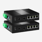 4 Ethernet Ports 2 SFP Industrial Gigabit Easy Smart Switch IEEE 802.3af IEEE 802.3at