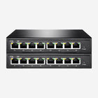12VDC Smart Poe Switch 16Gbps Switching Capacity CE ROHS