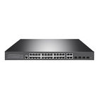 Rack Mounting 24-Port Gigabit L2 Managed 400W PoE Switch with 4 SFP Slot Uplink Combo Ports For Security CCTV
