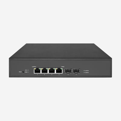 30W Gigabit Smart PoE Switch AC100 - 240V Built In Power Supply Support QoS