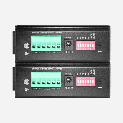 IEEE 802.3af / IEE802.3at Industrial Managed PoE Switch 10Gbps With Alarm Function