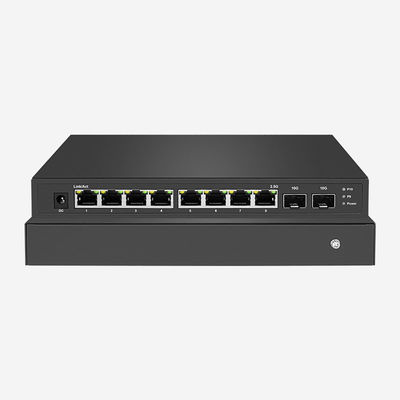 IEEE 802.3x 8 RJ45 2.5 G Switch With 2 10G SFP+ Fiber Module Expansion Slots, Store-And-Forward Architecture
